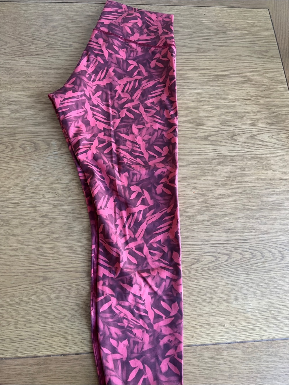 Lululemon Leaf-Print Leggings